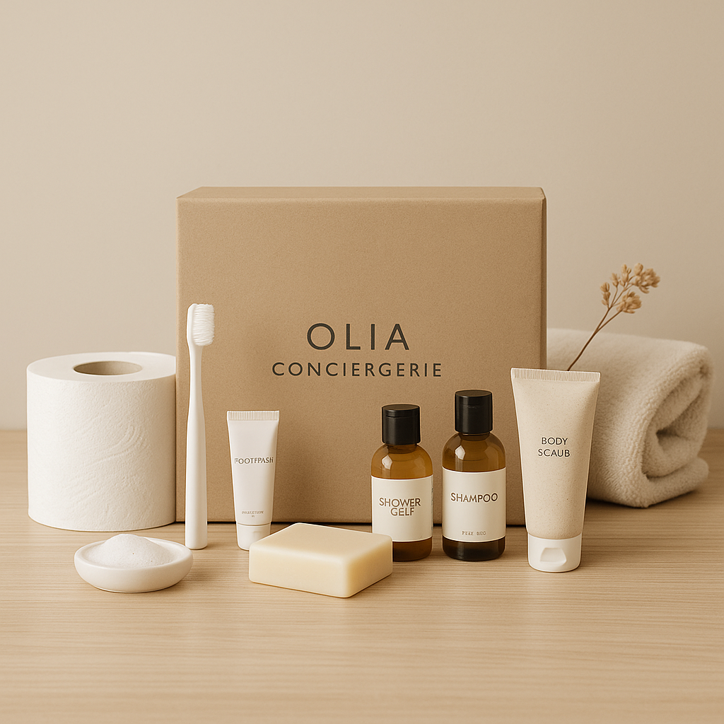 Kit Hygiène Premium – Olia Conciergerie
